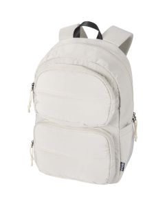 Puffer plecak na laptopa o przekątnej 15,6 cali o pojemności 18 l wykonany z materiałów z recyclingu pf GPF/130114