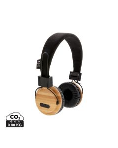 Bambusowe, bezprzewodowe słuchawki nauszne xd GXD/P329-169