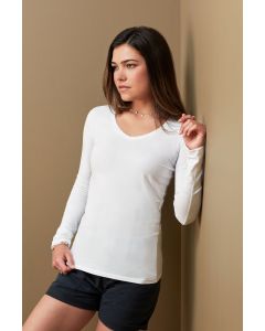 Damska Koszulka Stretch V-Neck z Długim Rękawem stedman TSD/ST9720