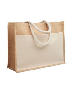 Jutowa torba na zakupy mo GMO/MO2858