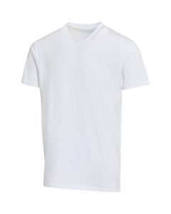 Balfour organiczna koszulka unisex z krótkim rękawem i dekoltem w serek, wykonana z materiału o gram pf GPF/396650