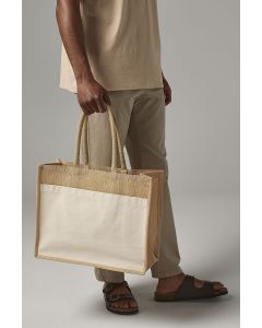 Cotton Pocket Natural Starched Jute Shopper westford mill GWM/W480