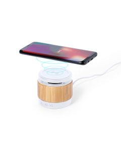 Bambusowy Głośnik Bezprzewodowy 3W, Ładowarka Bezprzewodowa 5W vg GVG/V0155