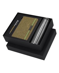 Zestaw upominkowy, termos 500 ml, notatnik ok. A5, długopis, pudełko podarunkowe vg GVG/VA393