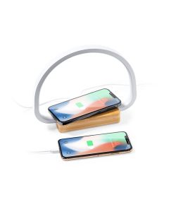 Lampka na biurko, bambusowa ładowarka bezprzewodowa 10W vg GVG/V0270