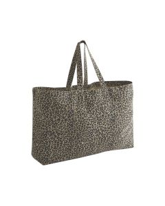 Torba Typu Tote z Płótna w Panterkę o Dużej Pojemności westford mill GWM/W336