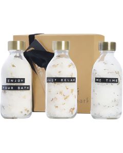 Wellmark Just Relax 3-częściowy zestaw soli do kąpieli, każda o pojemności 200 ml pf GPF/126306