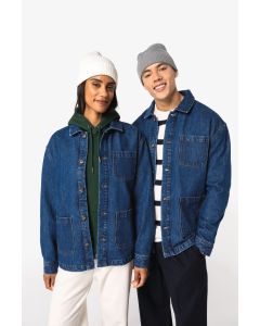 Ekologiczna Kurtka Jeansowa Unisex z Opuszczonymi Ramionami native spirit TNS/NS614