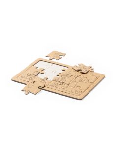 Zestaw puzzli z kartonu z recyklingu, 2 szt. vg GVG/V1008