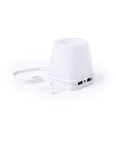 Hub USB 2.0, pojemnik na przybory do pisania, stojak na telefon, lampka LED vg GVG/V3916