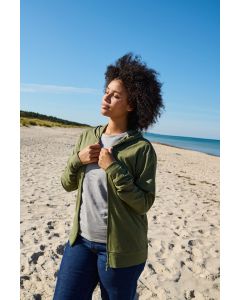 Bluza Jersey z Kapturem Rozpinana neutral TNE/O62301