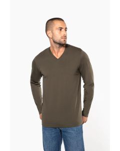 Koszulka V-Neck z Długim Rękawem kariban TKA/K358