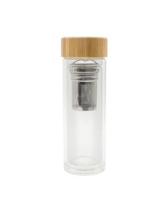 Dwuścienna butelka z zaparzaczem 400 ml Helen rd GRD/R08210