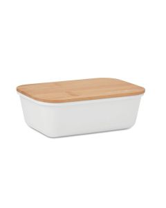 Lunchbox z bambusową pokrywką mo GMO/MO6240