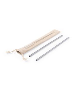 Zestaw słomek wielokrotnego użytku, 2 szt. z czyścikiem vg GVG/V8803-A