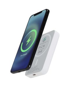 Acrab magnetyczny bezprzewodowy powerbank o pojemności 5000 mAh i mocy 15 W z technologią PD 20 W —  pf GPF/124441