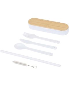 Runa zestaw sztućców z bambusową pokrywką pf GPF/126365