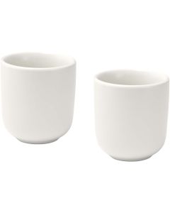 Male filiżanki ceramiczne do espresso o pojemności 90 ml - zestaw 2 sztuk pf GPF/126397