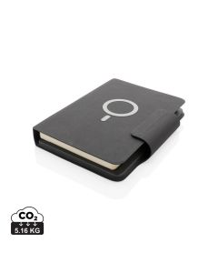 Teczka konferencyjna, notatnik A5, ładowarka bezprzewodowa, power bank 8000 mAh xd GXD/P774-312