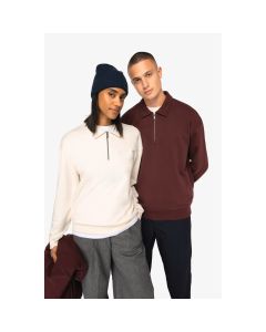 Ekologiczna Bluza Unisex z Zamkiem i Kołnierzykiem Polo native spirit TNS/NS432