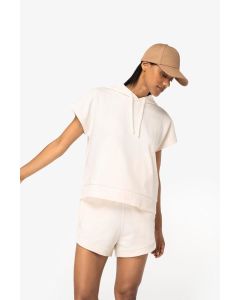Ekologiczna Damska Bluza Frotte z Kapturem, Bez Rękawów native spirit TNS/NS446