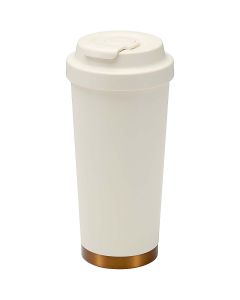Kubek termiczny Hampton o pojemności 480 ml, wykonany ze stali nierdzewnej z recyklingu z certyfikac pf GPF/100956