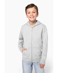 Dziecięca Rozpinana Bluza z Kapturem z Recyklingu kariban TKA/K4045