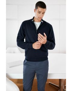 Męski Sweter Troyer z Zamkiem 1/2 daiber TJN/JN1324