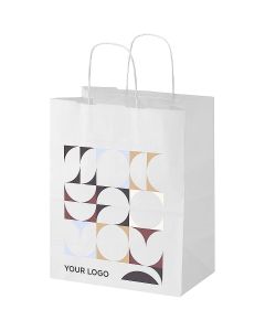 Kraft torba papierowa 80–90 g/m2 ze skręcanymi uchwytami — 25 x 15 x 32 cm pf GPF/1PQ013