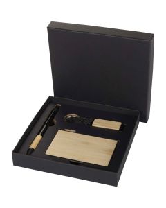 Minka zestaw upominkowy zawierający długopis wykonany z aluminium z recyklingu z certyfikatem RCS, ł pf GPF/106337