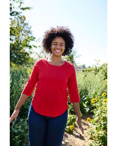 Koszulka damska z rękawmi 3/4 neutral TNE/O81006