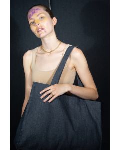 Duża Torba Denim z Bawełny z Recyklingu kimood GKA/KI5229
