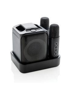 Zestaw do karaoke Singvibe, głośnik bezprzewodowy i dwa mikrofony xd GXD/P331-0601