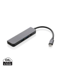 Hub USB 3.0 i USB typu C Terra, wejście HDMI 4K, RABS xd GXD/P308-652