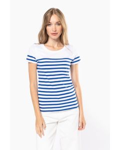 Damska Koszulka z Organicznej Bawełny z Dekoltem Crew Neck kariban TKA/K3034