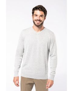 Męski Sweter Ekologiczne V-Neck kariban TKA/K980