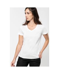 Koszulka Damska V-neck Supima z Krótkim Rękawem kariban TKA/PK305