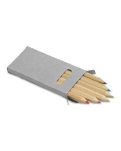 Zestaw 6 kredek w kartonowym pudełku vg GVG/V6102