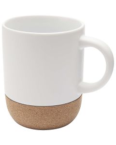 Billie kubek ceramiczny z nadrukiem sublimacyjnym o pojemności 300 ml z detalami z korka pf GPF/100846