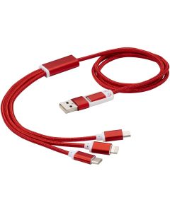 Kabel do Ładowania 5 w 1 z Podwójnym Wejściem Versatile pf GPF/124180