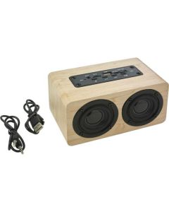 Drewniany głośnik bezprzewodowy 2 x 5W vg GVG/V0337