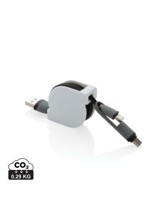 Zwijany kabel do ładowania i synchronizacji 3 w 1 xd GXD/P302-221