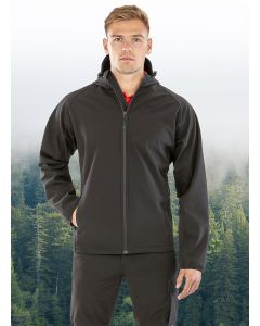 Softshell Męski z Recyklingu z Kapturem 3 Warstwy result TRE/R911M