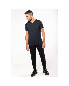 Męska Koszulka z Krótkim Rękawem Supima V-Neck kariban TKA/K3002