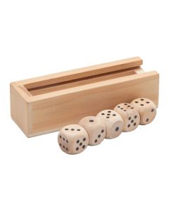 Kości do gry Roll-it, brązowy  rd GRD/R08837