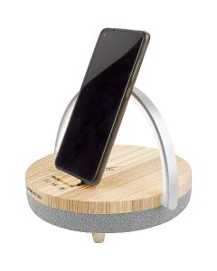 Prixton głośnik Bluetooth 10 W 4 w 1 ze światłem LED i podstawą do ładowania bezprzewodowego pf GPF/2PA160