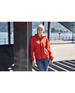 Damska kurtka softshell z kapturem james & nicholson TJN/JN1145