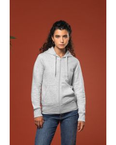 Bluza Damska Rozpinana z Kapturem z Materiału Eco-Friendly kariban TKA/K4031