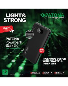 PATONA Premium Powerbank Stark 3.0 PD20W 10.000mAh pt GPT/9998