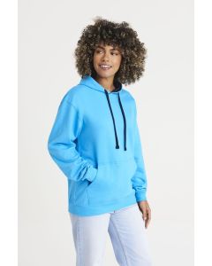 Bluza Varsity z Kontrastowym Kapturem just hoods THE/JH003